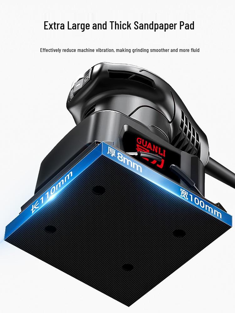 Multifunctional Electric Sander for Wall, Woodworking, and Rust Removal
