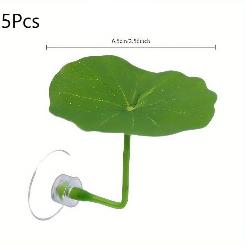 3/5/10 Pcs Plastic Betta Rest Leaf Simulated Lotus Leaf For Hiding Spawning Aquarium Plant