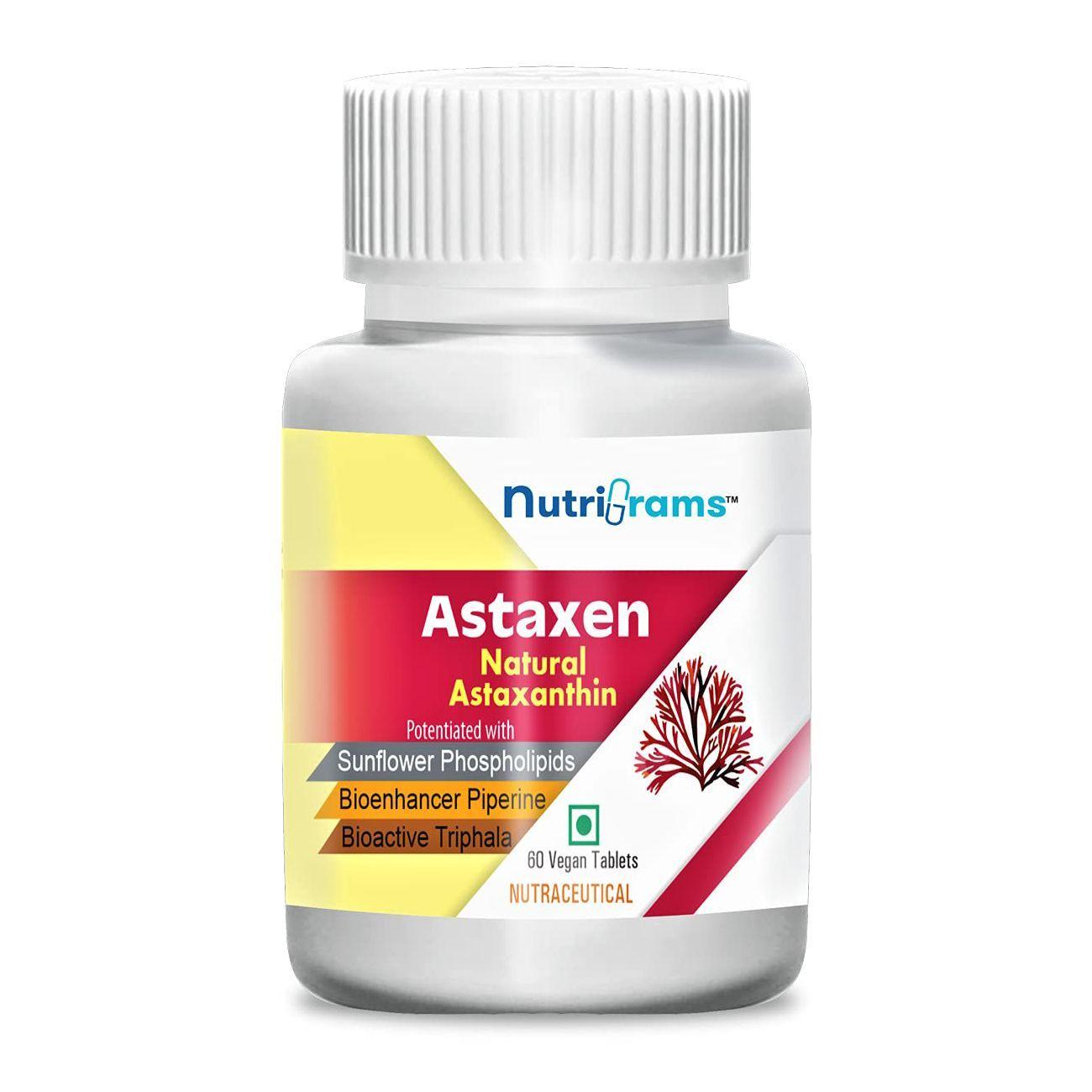 

Астаксен (60 таб, 500 мг), Astaxen, Nutrigrams