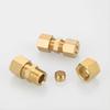 OD 4 6 8 10 12 15-42mm 3/16" 1/4" 5/16" 3/8" 1/2" Kompresní spojka na trubku Mosazná tvarovka Konektor Domácí Zahrada Olej Voda Palivo