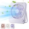 Rechargeable Portable Fan 3 Speeds Strong Airflow Low Noise Ultra-thin Folding Fan