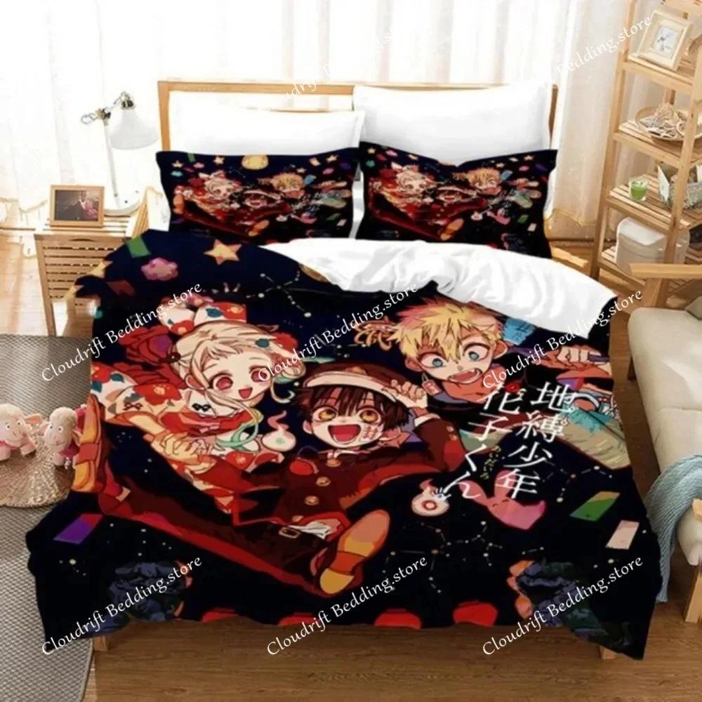 Toilet-bound Hanako-kun Bedding Set Japanese Anime Duvet Cover Set Single Queen Full King Twin Size Boys Teens Duvet Cover026