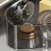 Suction Cup Sink Drain Rack Quick Drain Hollow Design Kitchen Sink Organizer for Sponges Brushes Soap