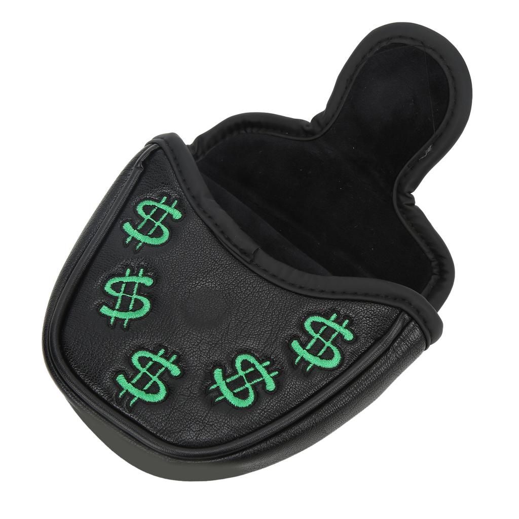Golf Putter Head Covers PU Leather Waterproof Sunscreen Putter Headcover Golf Club Protector with
