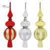 Topper per albero di Natale Topper per albero di Natale glitterato Topper per bottiglia antiscivolo a forma di zucca Decorazione per albero di Natale Crea atmosfera Decorazioni per feste