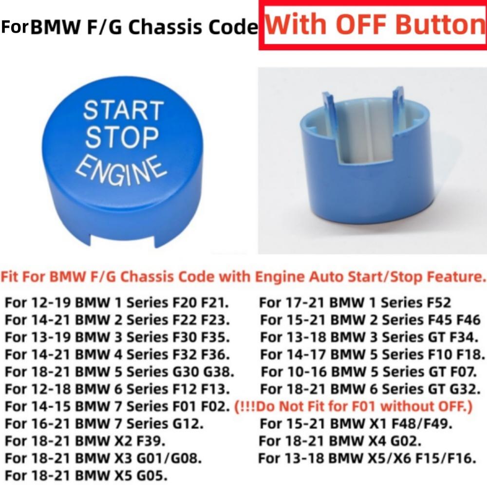 Auto MOTOR START STOP Schalter Knopf Abdeckung Für BMW 1 2 3 4 5 6 7 Serie F20 F21 F30 F34 F10 F18 F12 F01 F02 G01 G02 G12 G30 G32