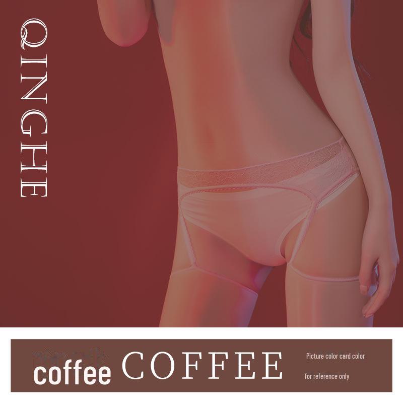 6D Glossy Stockings Bodysuit with Lace Waist, Halter Neck, Fun Transparent Design, and Horse Oil Socks