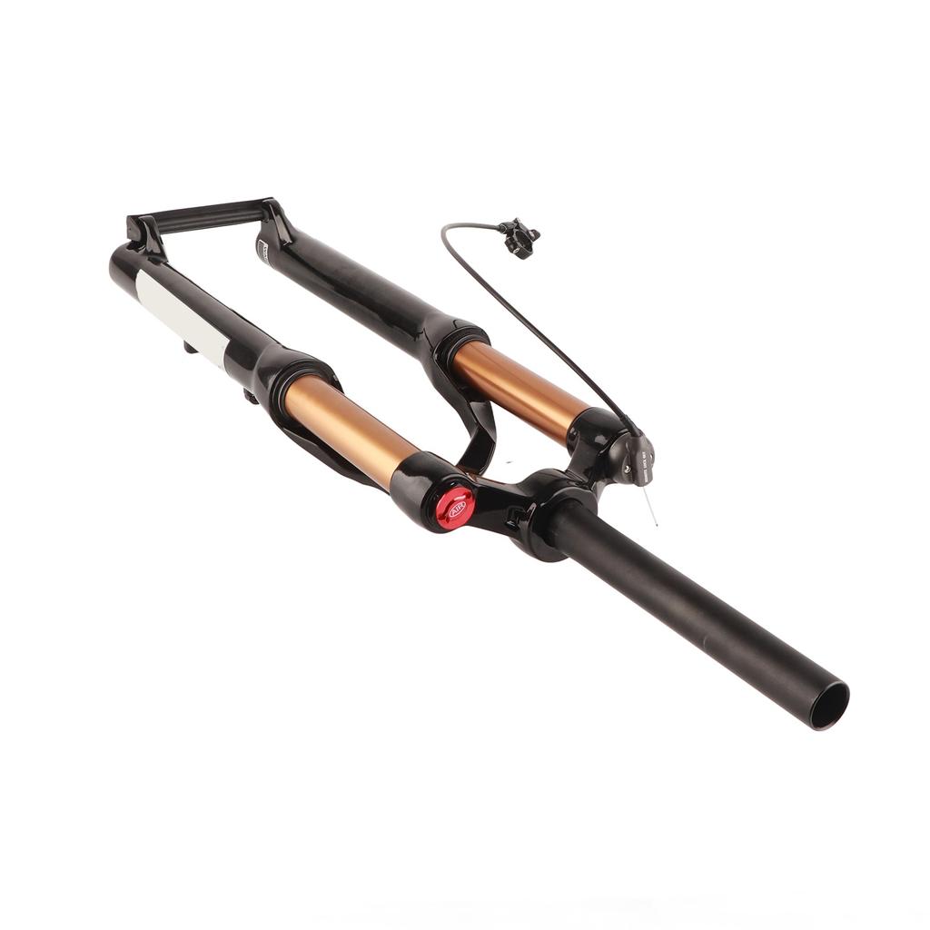 24 palcová horská přední vidlice s tlumičem, rychloupínák, drátkové ovládání, odpružená vidlice na kolo