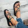 Fashionable Lightweight Large Size Beach Sandals for Women Summer New Round Head Comfortable Fish Mouth Casual Sandals