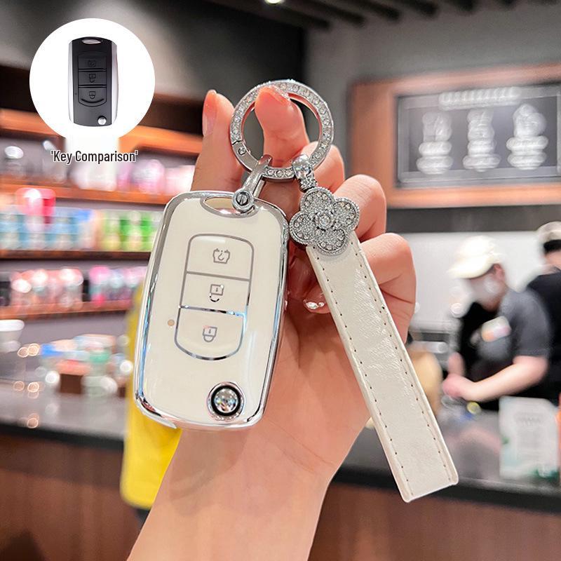 High-End Key Case for Dongfeng Fengguang 580/500, Mini S560, and 370 MiniEV with Buckle
