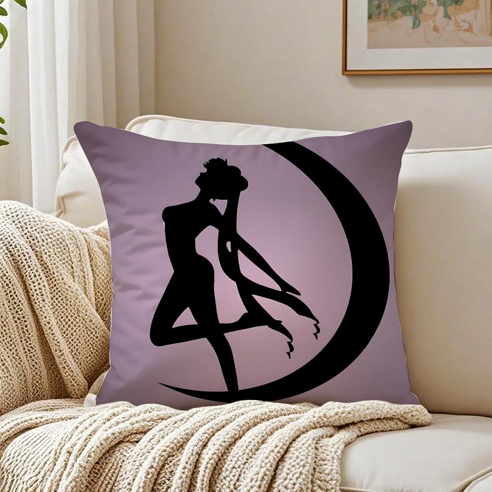 anime magical SSailor MMoon Cushion Cover Pillowcase Antidustmite living Room Sofa Decor Cushion Room