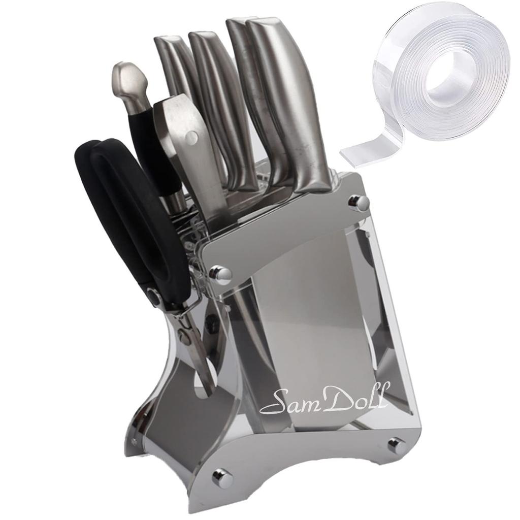 Popular Acrylic Knife Knife Knife Knife Storage Kitchen Utensil Nano Tape To Prevent Guaranteed Peace of Stand, Case, Holder, Case, Storage, Hygienic,