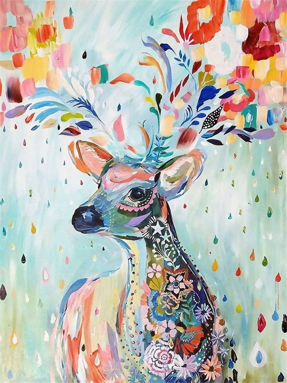 

CHengQiSM 1000 Piece Jigsaw Colored Gift x 50 Puzzle, Deer, Puzzle, Painting, Nature, Animals, Stylish, Interior, (70 см)