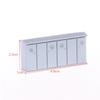 1/2Pcs 1/87 HO Scale Electrical Distribution Box Hand-painted Miniature Resin Model Exquisite Train Sand Table Scene Ornaments