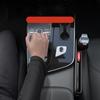 Autositz Lücke Wasser Becherhalter Leder Universal Spalt Seite Aufbewahrungsbox Fahrer Vorne Auto Sitz Lücke Füller Organizer In die