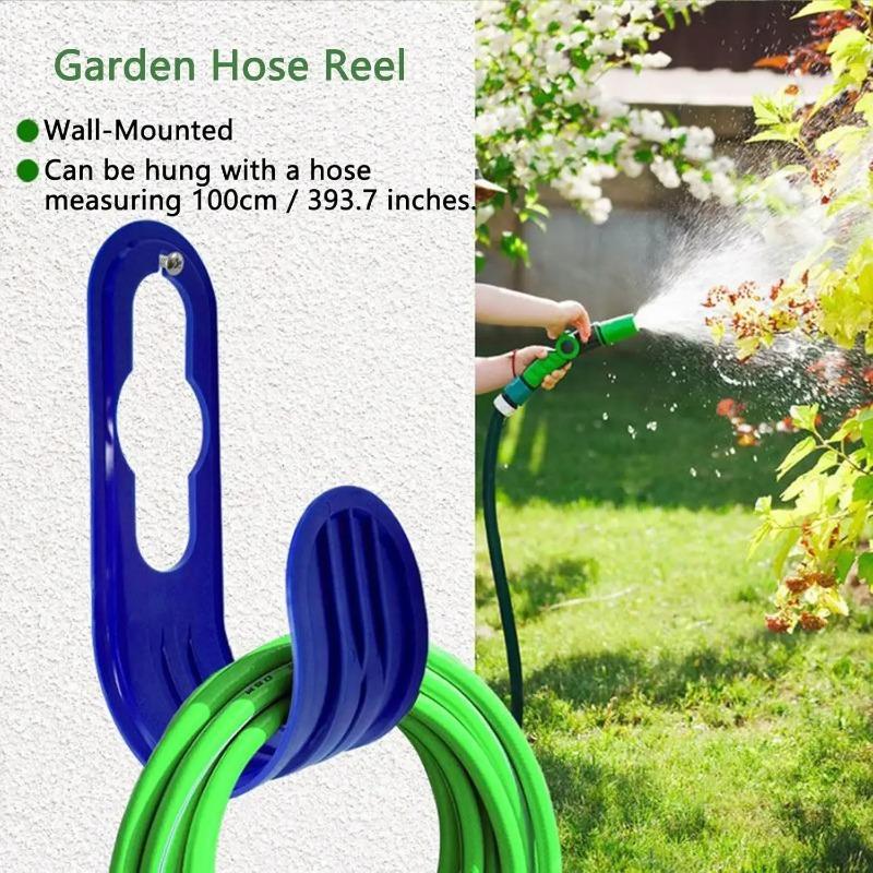 Garden Hose Hangers, Wall Mounted Heavy Duty Hose Hangers, Faucet Watering Hose Hangers, Exterior Wall Storage Hose Pipe Hangers