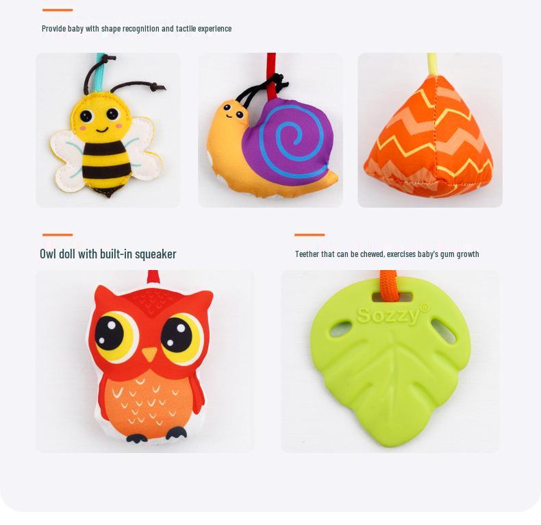 Sozzy Drawstring Surprise Bag Car Pendant - Stroller Accessory for Newborns (0-1 Year). Contact Customer Service for Assistance.