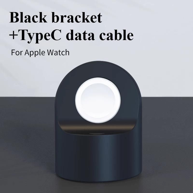 Ladeständer für Apple Watch Series Ultra/8/SE2/7/6/SE/4/3 49mm/45mm/44mm/42mm/41mm/40mm/38mm Langlebiger Silikon Nachttischmodus