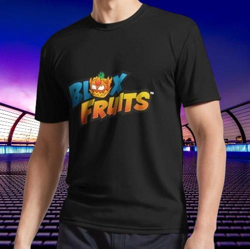 New Shirt Blox Fruits Logo T-Shirt Funny American Usa Unisex Size S-5XL 2XL