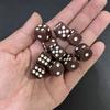 50Pcspack High Quality New 12Mm Acrylic Transparent D6 Point Dice #12 Round Corner Boutique Dice