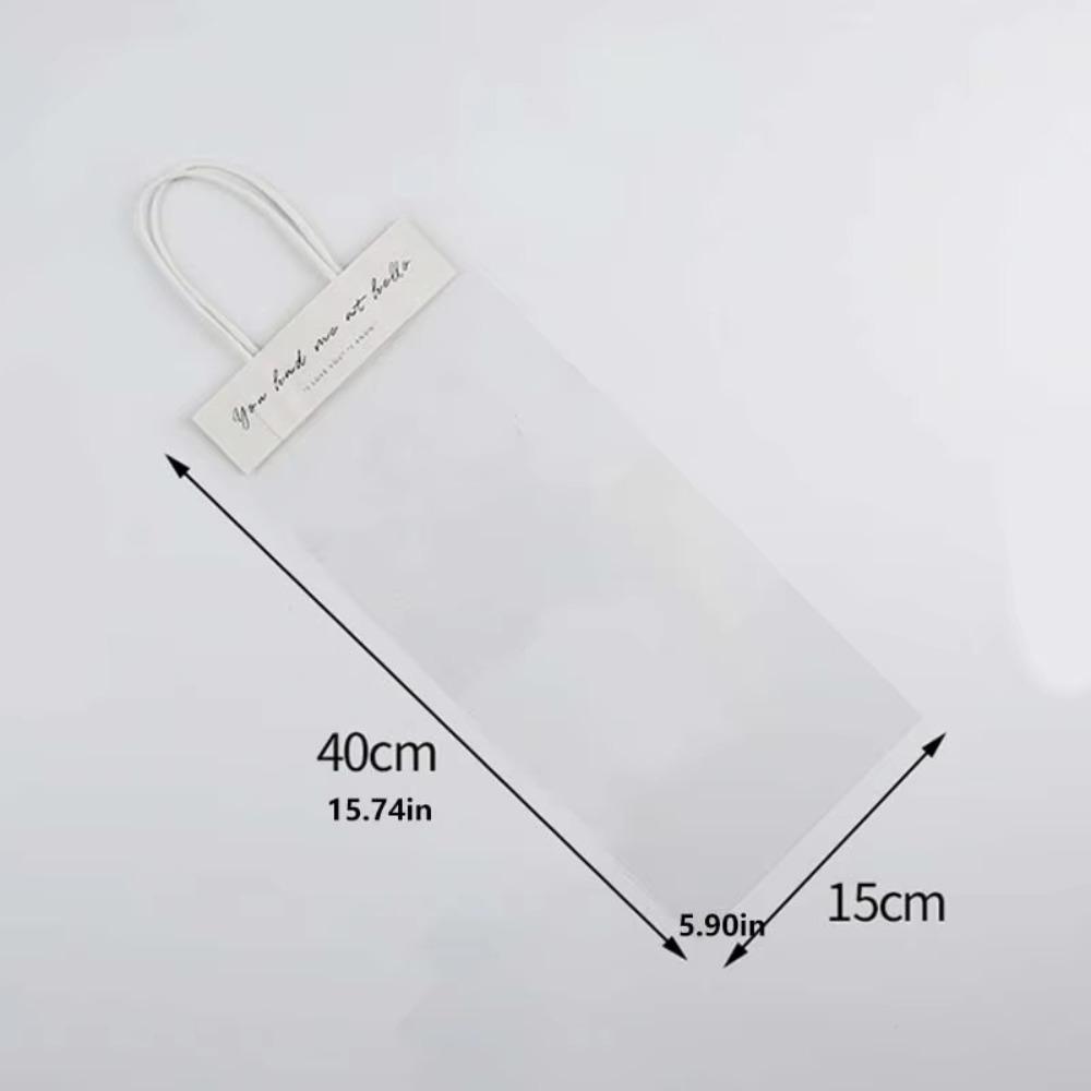 

10 шт. Пакети для букетів квітів Ручний пакет для букетів Водонепроникний рукав для пакування букетів Весільна вечірка 15*40cm 10pcs