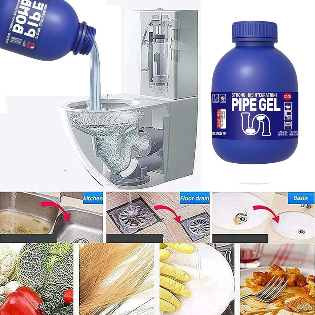 Powerful Unclogging Powder For Sinks, Drains, Kitchen And Toilet , Quickly Unclog And Reduce Odors.