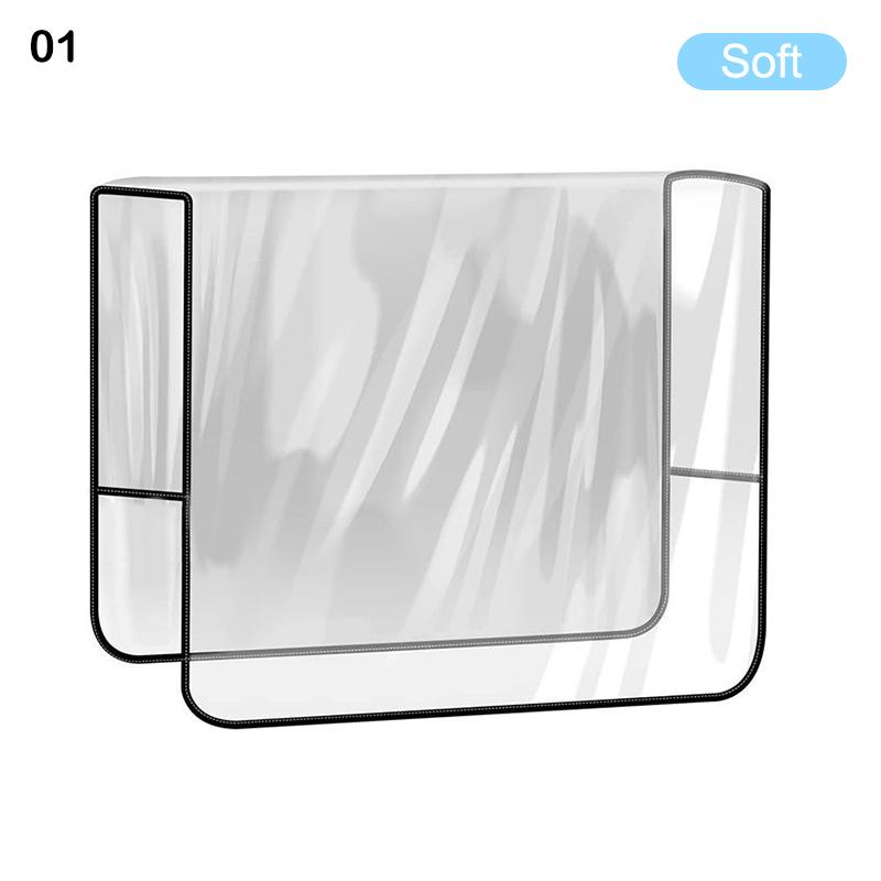 1Pcs Salon Chair Cover Pvc Clear Hairdressing Chair Covers Protectors Universal Waterproof Barber Chair Back Covers Round/Square