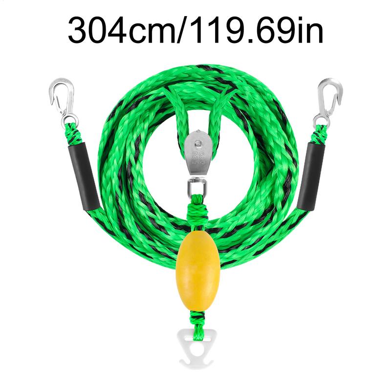 Boat Tow Rope Tubing Harness Heavy Duty With Quick Connector High Strength 4 Riders Tow Rope Pulling Towing Tube For Water