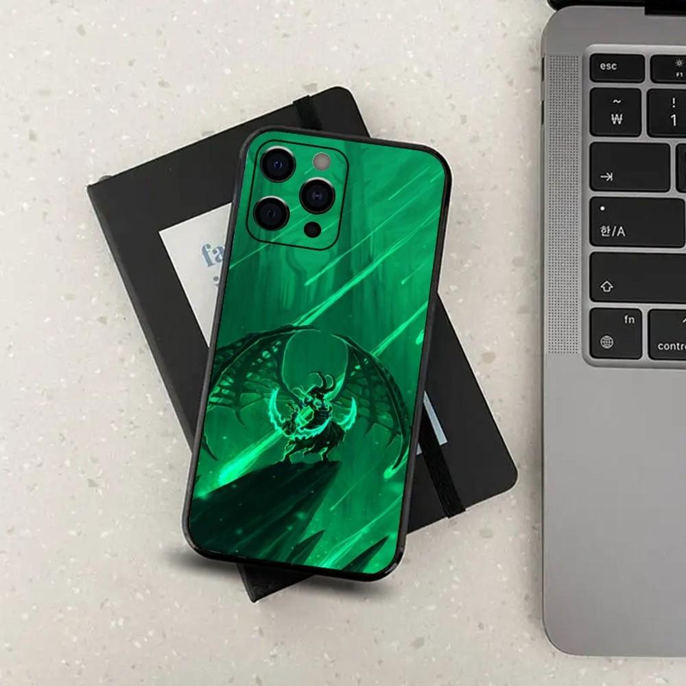World Of W-Warcraft W-Wow Phone Case For Apple iPhone 15,14,13,12,11,Pro,X,XS,Max,XR,Plus,Mini Soft Black Cover