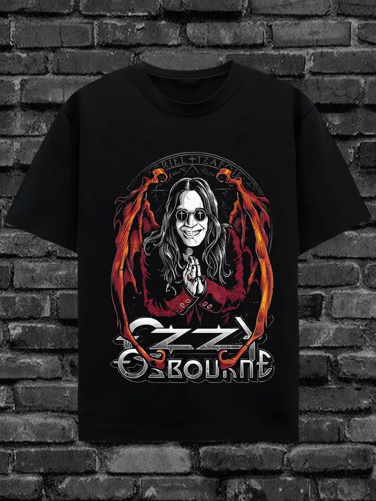 T-shirt z nadrukiem Ozzy'ego Osbourne'a