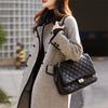 Autumn and Winter New Fashion Korean Version Slimming Casual Versatile Temperament Contrasting Color Small Lapel Woolen Coat for Women