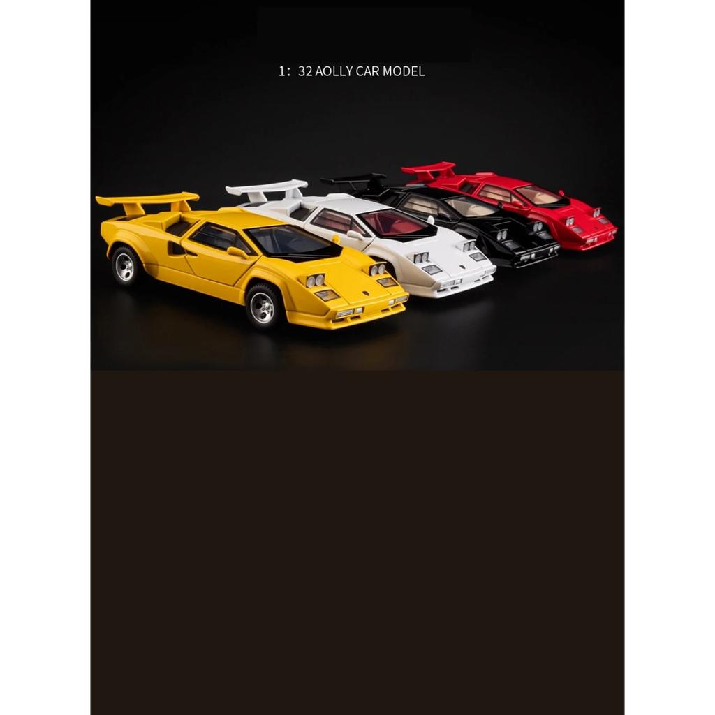 1/32 Lamborghini Countach LP500S Simulation Alloy Car Model Diecast Metal Collectible and Toys & Hobbies Game Christmas Day Gift