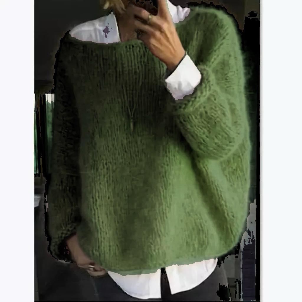 2026 Women's European & American Autumn Winter Knit Sweater - New Style Fashion Casual Top