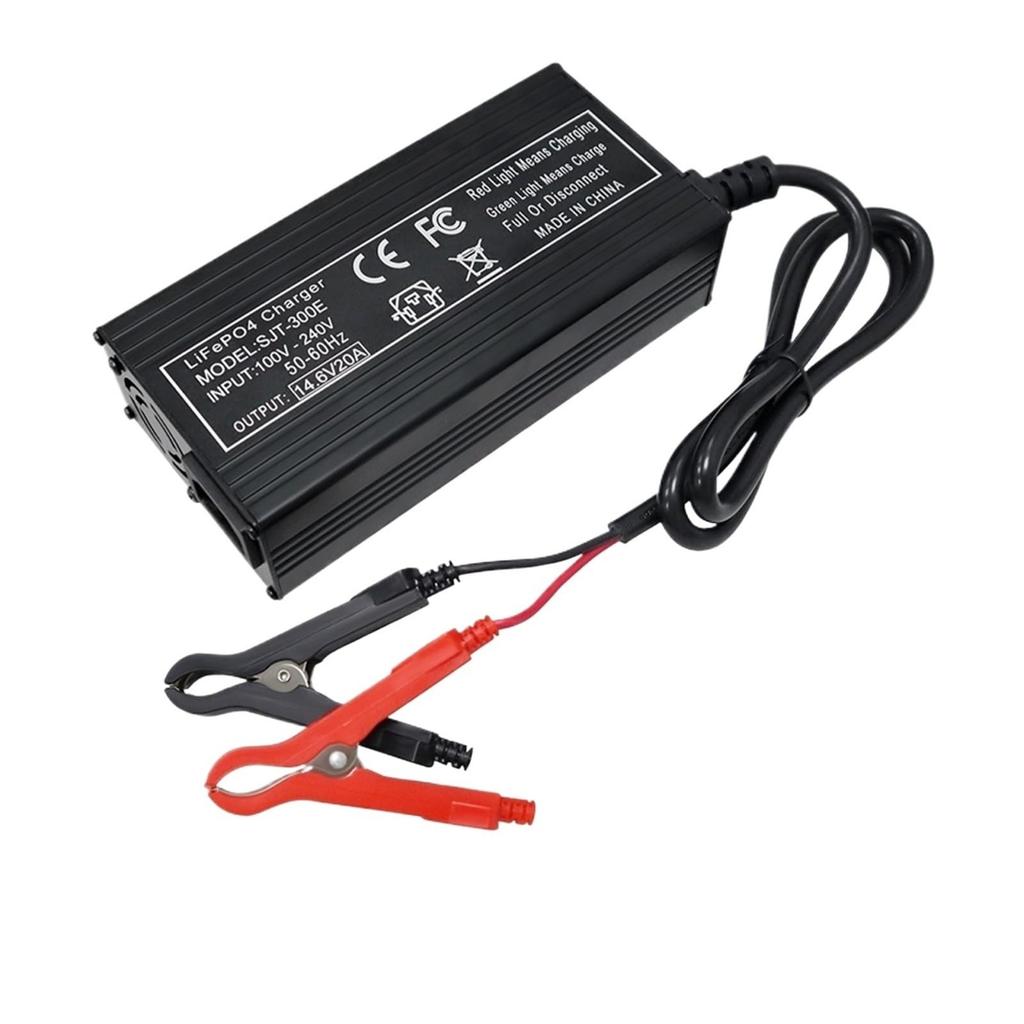 Eisenphosphat-Akku, VariCore 14,6V 20A Smart, Lifepo4-Ladegerät kompatibel mit