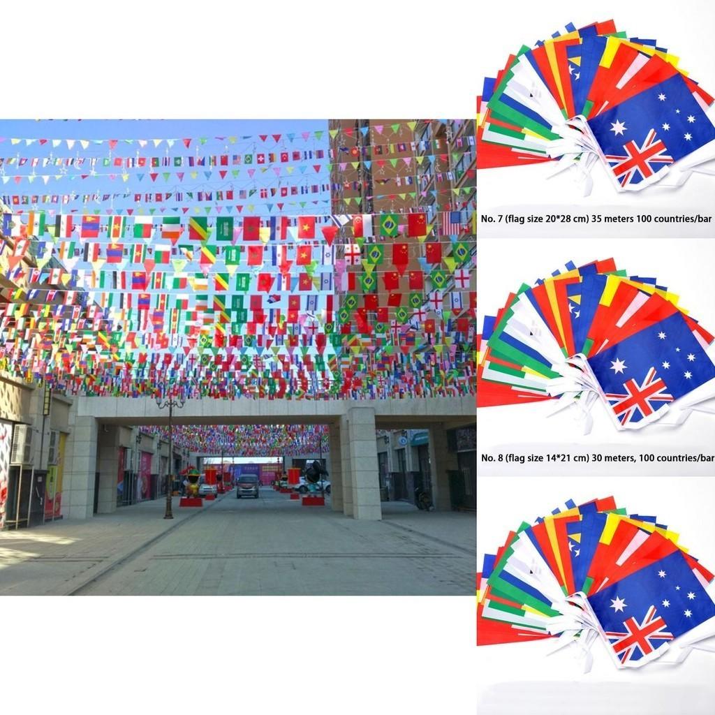 Exquisitely Crafted Multi-cultural Flags In 50-100 Assorted Countries