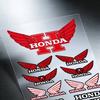 FOR HONDA HRC H WING Waterproof Reflective Motorbike Stickers Easy Peel Removable Decals for Motorcycle Car