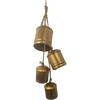 Metal Christmas Cow Bells Vintage Tranquil Wind Chimes  Christmas Tree Decoration