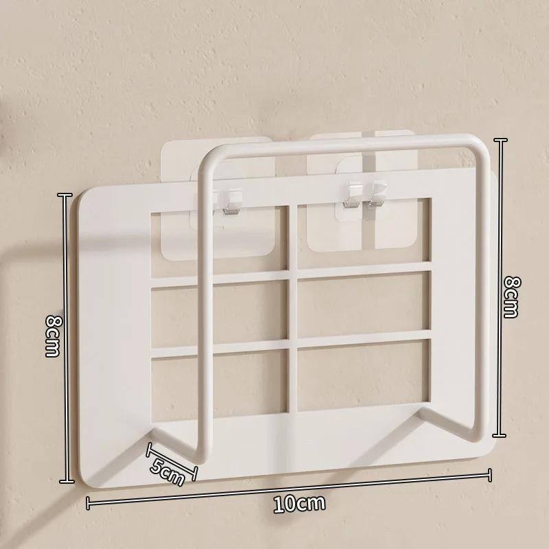 Wall Mount Router Stand Rack with Cable Management Design for Storage Box Bracket and Top Box, No Drilling Required, WiFi Rack,