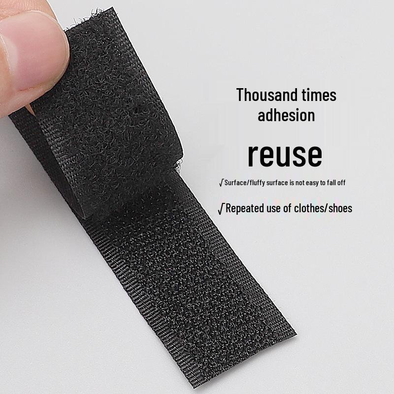 Farbiges Klettband – Starker Klebstoff, Zuschneidbar für Schuhe, Kleidung & Gepäck