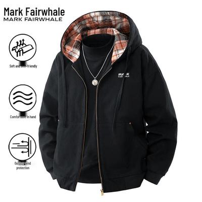 Mark Fairwhale Men's Casual Hooded Jacket