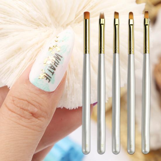 

Nail Phototherapy Pen Easy to Operate Non-Depilatory Nylon Wool DIY Design Nail Drawing Brush