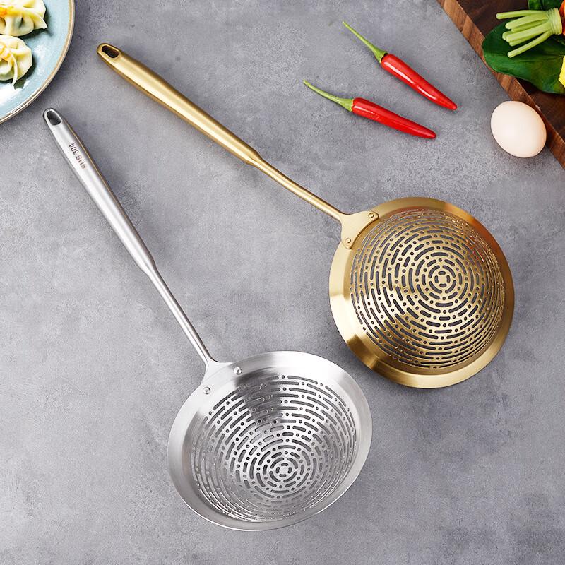 304 Stainless Steel Long Handle Skimmer Colander Set