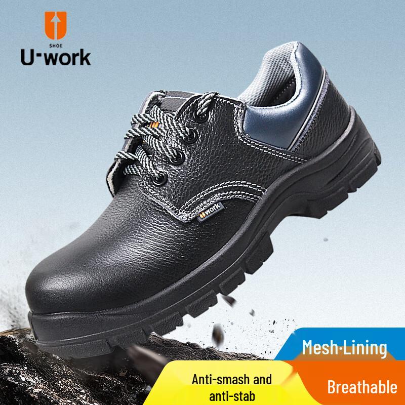 Yougong Men s Anti-Smash Anti-Puncture Breathable Safety Work Shoes 36