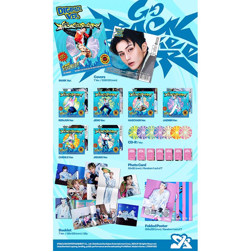 NCT DREAM 5th Full Album [Go Back To The Future] Digipack ver.(+Online Benefit)