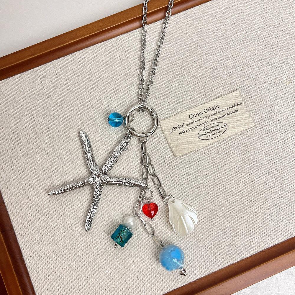 

Керамический циркон любовь квадратная звезда кулон ожерелье мода высокое чувство свитер цепь легкий роскошный универсальный темперамент ювелирные изделия