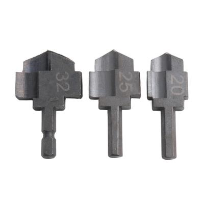 3pcs PPR Lifting Drill Bit Step Socket Water Pipe Expansion Connector Drill Expanding Plumber Hole Opener Repair Tool Stepped