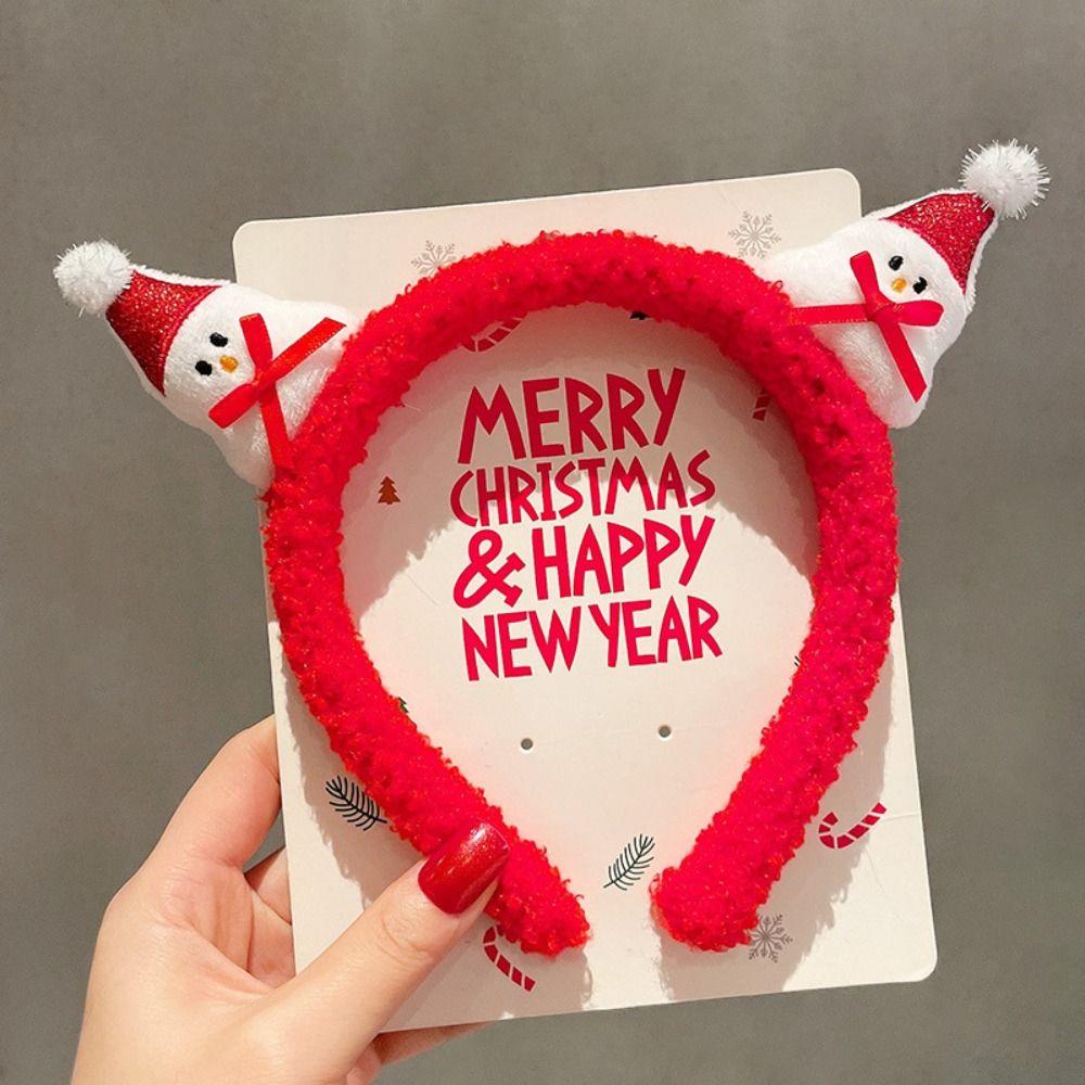 Soft Fabric Plush Headband Cosplay Headwear Stylish Hair Accessories Holiday Costume
