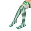 Day Patricks St Thigh High Stocking Over Knee Sock Long Striped Shamrock Women
