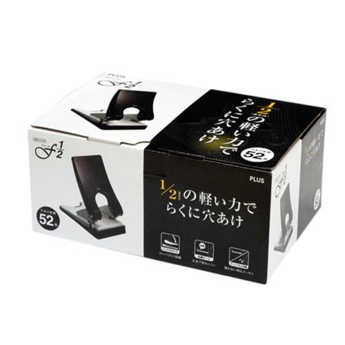 Plus punch force 1/2 2 holes 52 holes PU-852A black 30-766