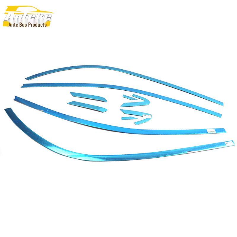 Surui Car Window Trim Stainless Steel Glass Anti-Scratch Bright Strip Exterior Accessories